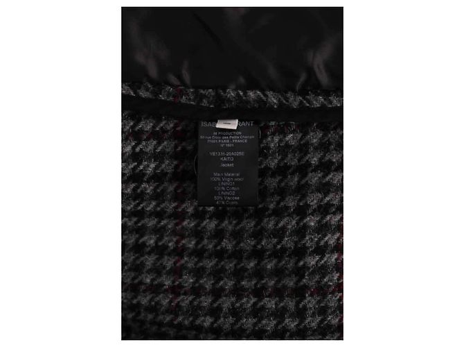 Isabel Marant Etoile Cappotto antracite Grigio antracite - vista 6