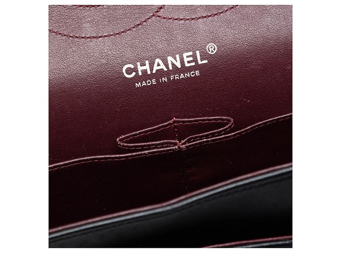 Chanel Jumbo Classic Pelle di Agnello Doppio Nero - vista 5