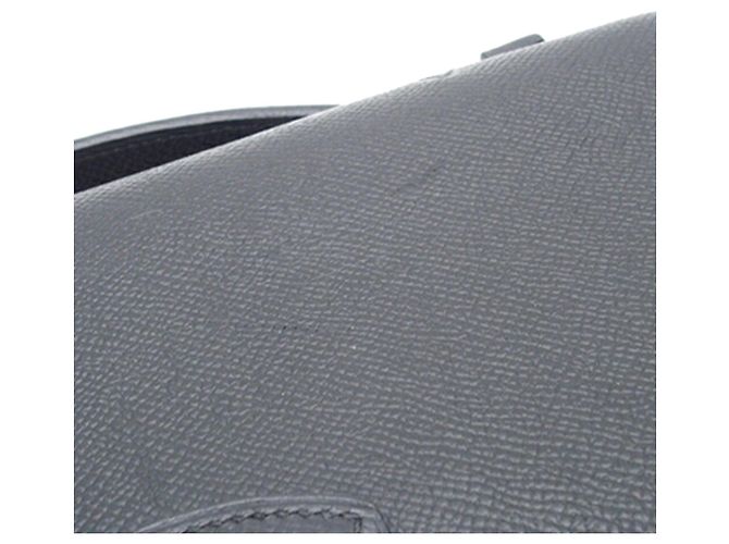 Sac à dépêches Borsa Depeches 27 in Swift di Hermès Nero - vista 10