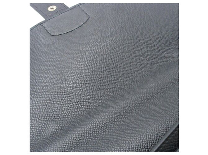 Sac à dépêches Borsa Depeches 27 in Swift di Hermès Nero - vista 12