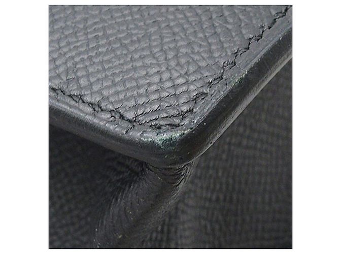 Sac à dépêches Borsa Depeches 27 in Swift di Hermès Nero - vista 14
