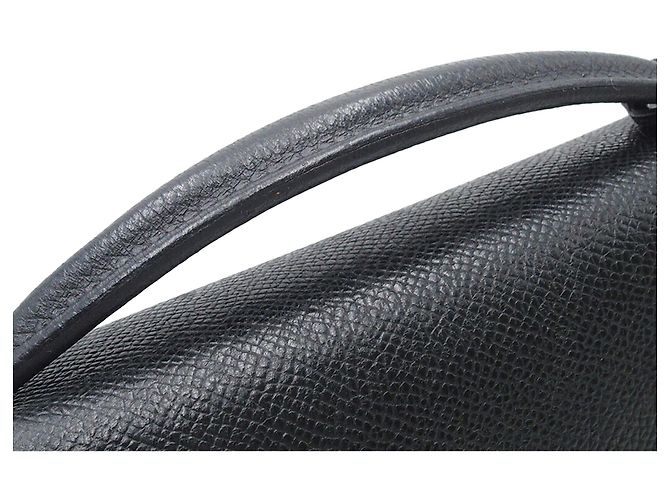 Sac à dépêches Borsa Depeches 27 in Swift di Hermès Nero - vista 15