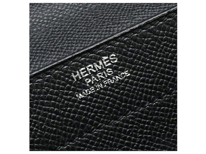 Sac à dépêches Borsa Depeches 27 in Swift di Hermès Nero - vista 5