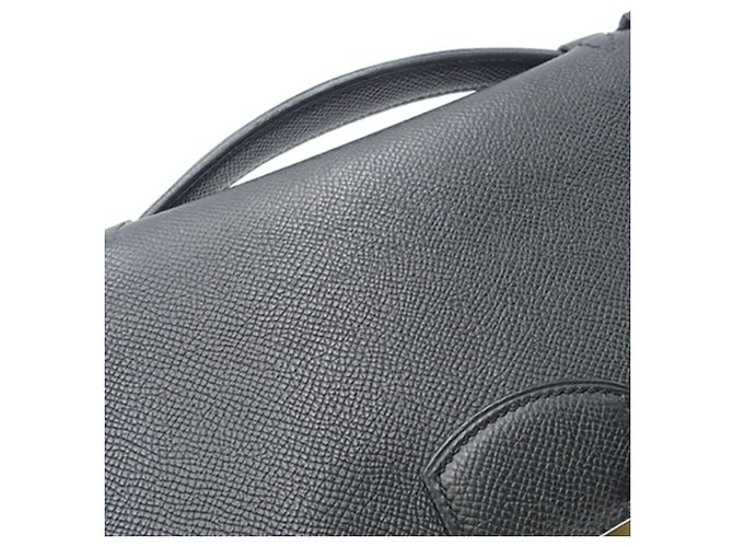 Sac à dépêches Borsa Depeches 27 in Swift di Hermès Nero - vista 9