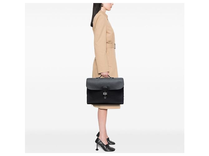Sac à dépêches Hermès Togo Sac a Depeches 41 Nero - vista 7