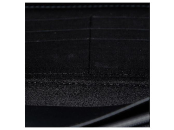 Chanel Matelassé Lammleder Double Stitch Boy Geldbörse mit Kette Schwarz - Ansicht 4