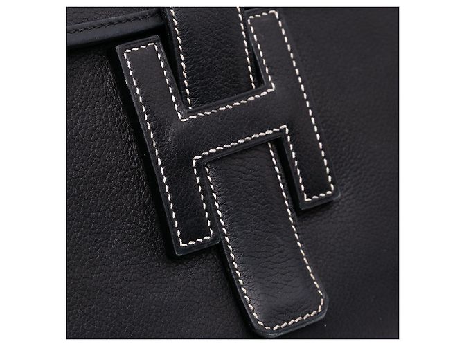 Hermès Evergrain Jige PM Schwarz - Ansicht 7