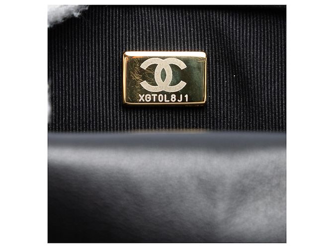 Chanel Mini Matelassé Velours Place Vendome Semplice chiusura Nero - vista 6