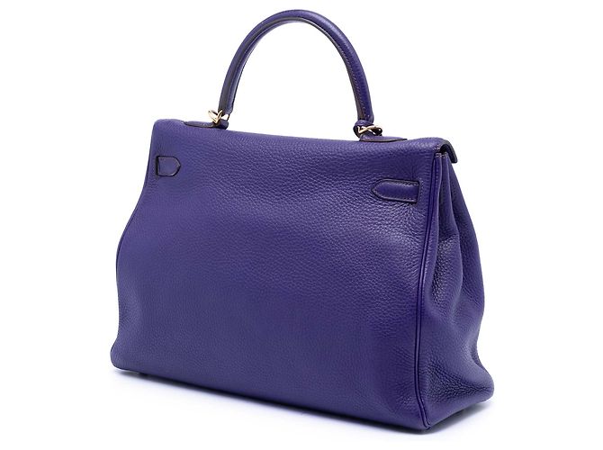 Hermès Togo Kelly II Retourne 35 Roxo - vista 2