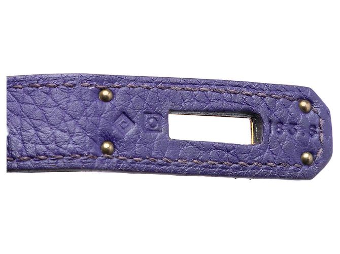 Hermès Togo Kelly II Retourne 35 Roxo - vista 6