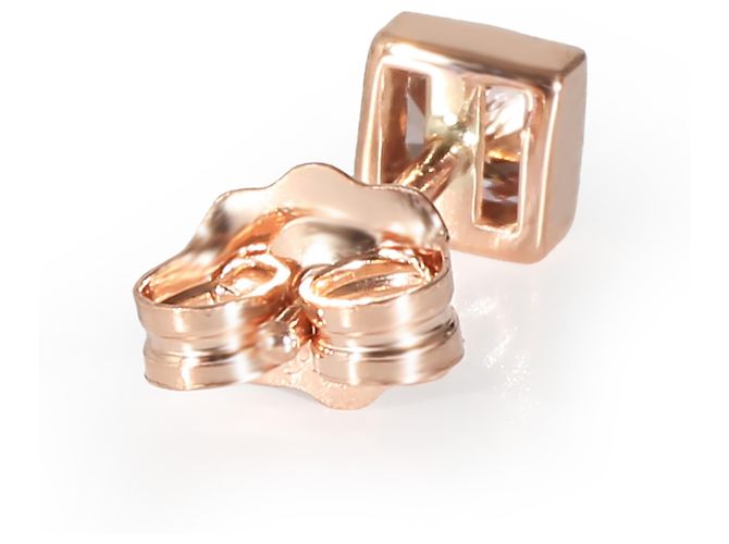 Autre Marque Brinco de Diamante Rosa Fancy em Ouro Rosa 14K (0,16 CT Rosa/I1) - vista 2