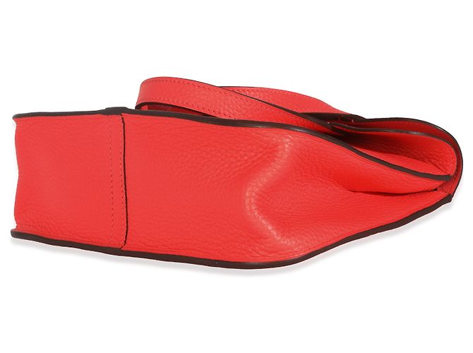 Hermès Rose Texas Clemence Halzan 25 PHW Rosa - vista 6