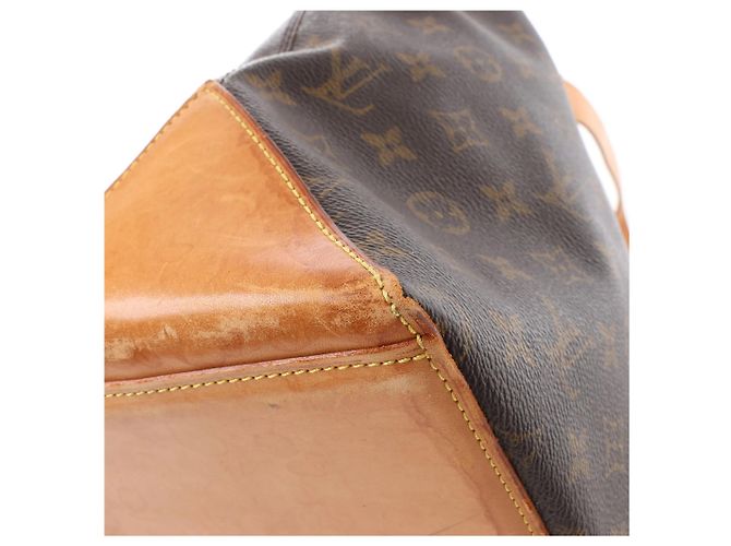 Borsa a Spalla Cabas Mezzo Monogram Louis Vuitton in Marrone M51151 - vista 10