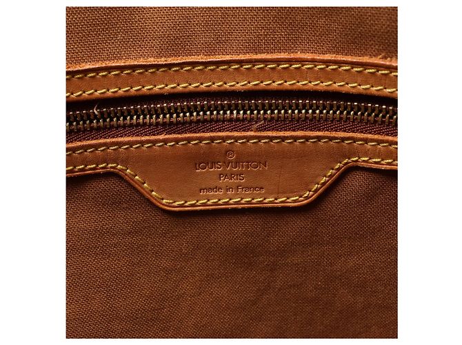 Borsa a Spalla Cabas Mezzo Monogram Louis Vuitton in Marrone M51151 - vista 12