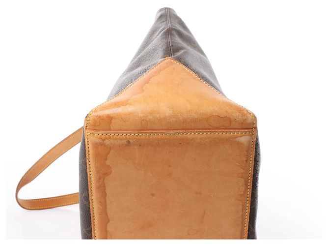 Borsa a Spalla Cabas Mezzo Monogram Louis Vuitton in Marrone M51151 - vista 8