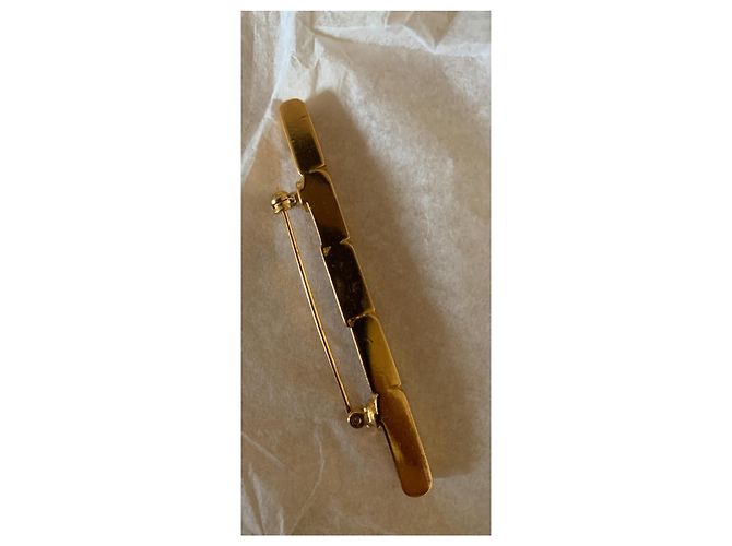 Spilla Modernista Claude Montana per Marie Paris Placcata Oro D'oro - vista 5