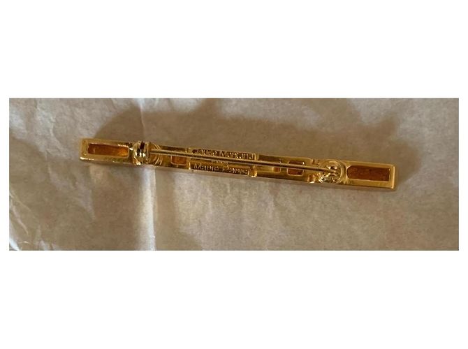 Spilla Modernista Claude Montana per Marie Paris Placcata Oro D'oro - vista 6