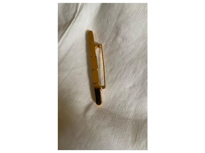 Spilla Modernista Claude Montana per Marie Paris Placcata Oro D'oro - vista 8