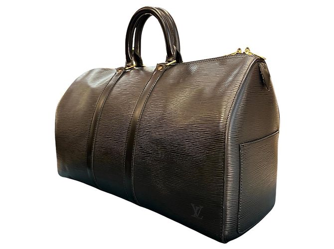 Bolsa de viagem Keepall 45 em couro Epi preto Louis Vuitton 1997 - vista 2