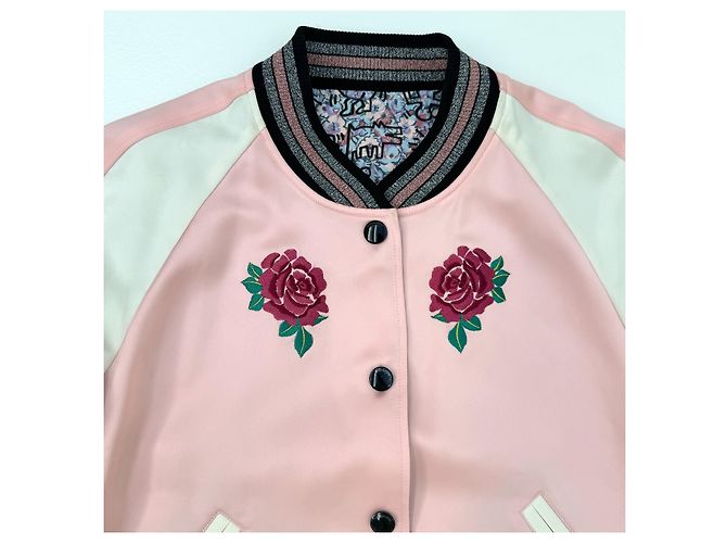 Coach x Keith Haring Reversible Satin Bomberjacke Mehrfarben - Ansicht 10