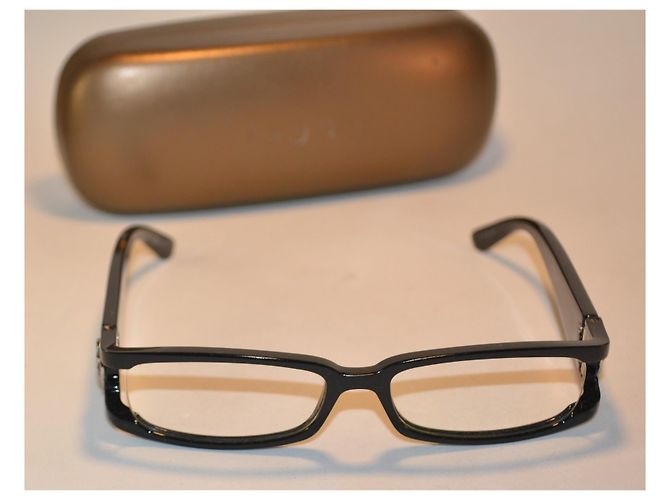Gucci GG3021 Black Rectangular Optical Glasses - view 2