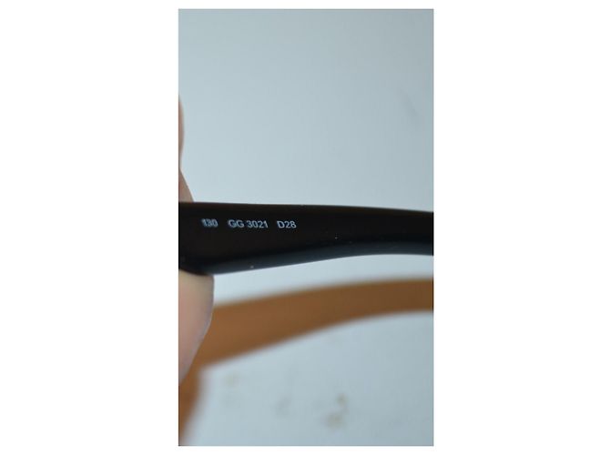 Gucci GG3021 Black Rectangular Optical Glasses - view 7