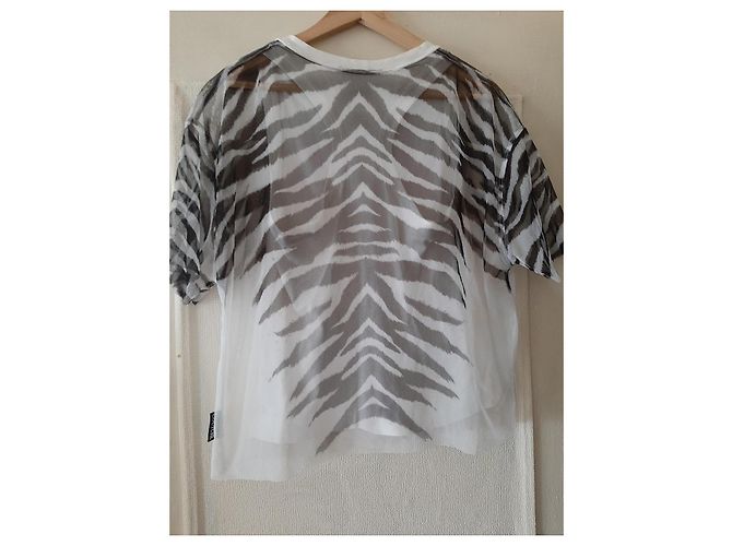 Camiseta Versace Jeans Couture estampado leopardo Blanco Estampado de leopardo - vista 2