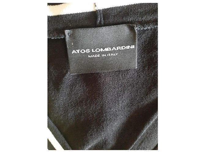 Autre Marque Cárdigan de viscosa Atos Lombardini amarillo Negro - vista 3