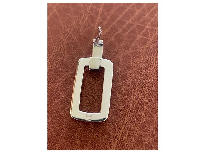 Orecchini Vintage GUY LAROCHE in Argento Massiccio 925 – Design Geometrico Couture degli Anni 70/80 – - vista 4
