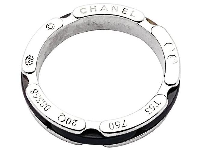 Chanel Ring, "Ultra", Weißgold, schwarze Keramik. - Ansicht 3