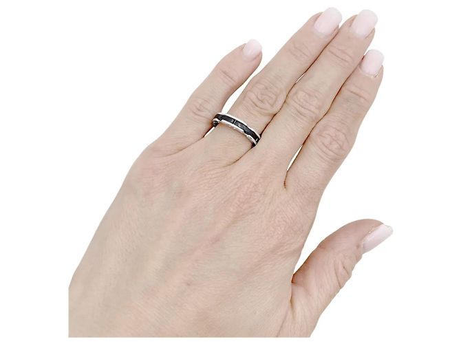 Chanel Ring, "Ultra", Weißgold, schwarze Keramik. - Ansicht 5