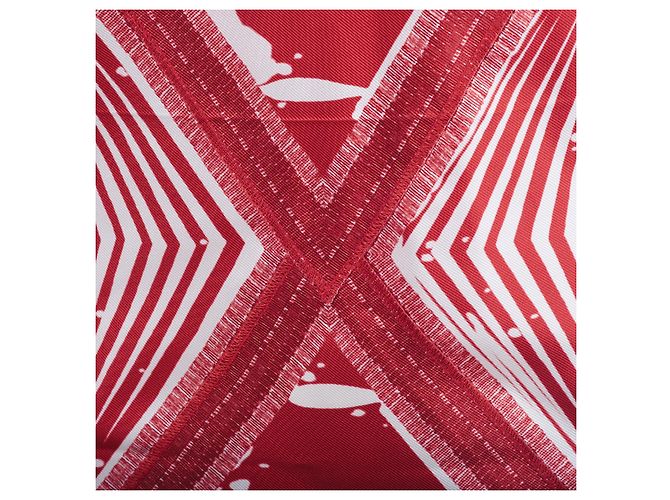 Vestido Túnica de Seda Miu Miu Roja - vista 6