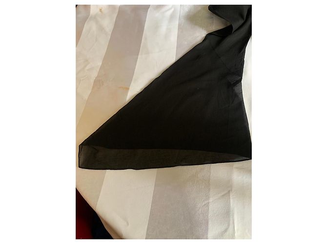 Túnica Paco Rabanne Voile de Algodón Negro - vista 6