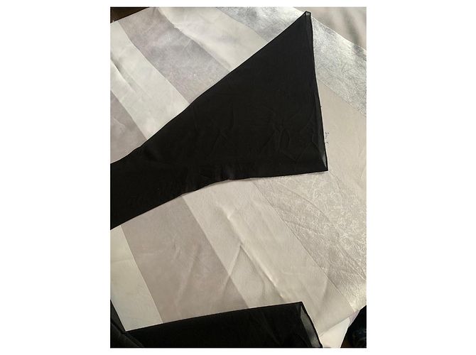 Túnica Paco Rabanne Voile de Algodón Negro - vista 7