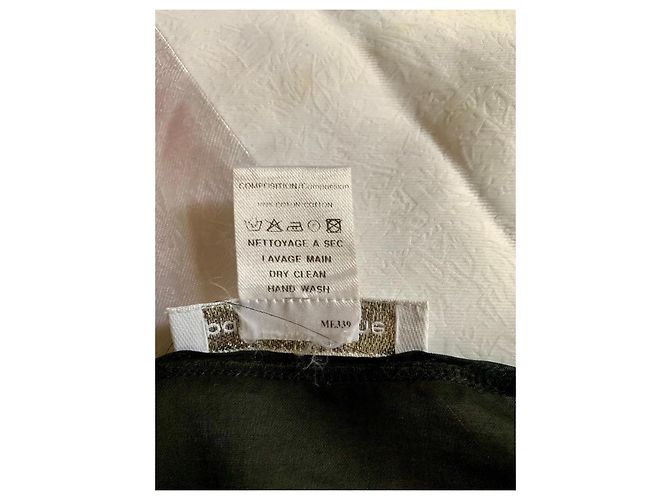 Túnica Paco Rabanne Voile de Algodón Negro - vista 9