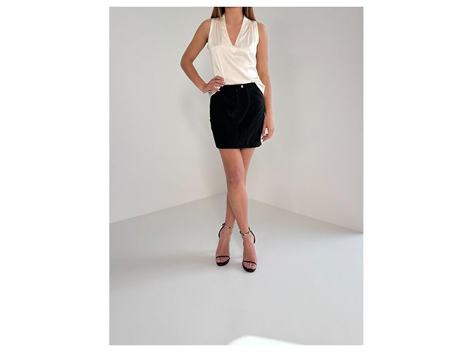 Minifalda Dolce & Gabbana Negra Estilo Corsé Negro - vista 2