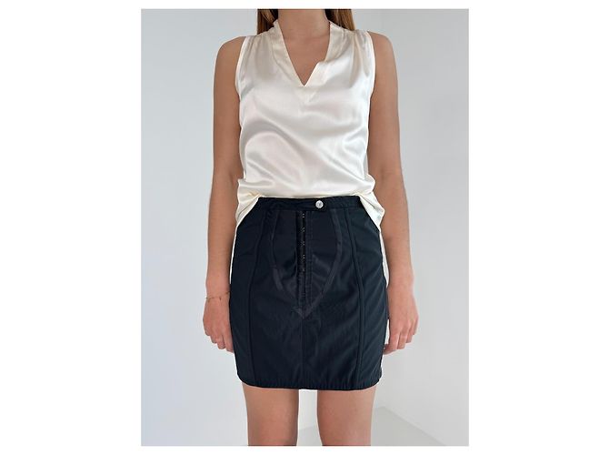 Minifalda Dolce & Gabbana Negra Estilo Corsé Negro - vista 3