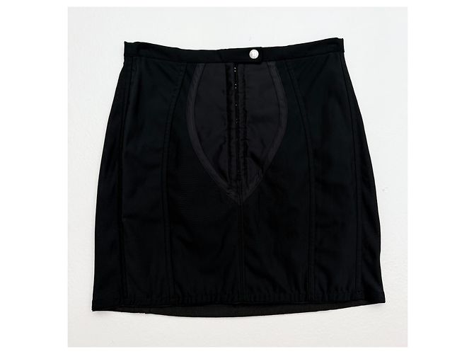 Minifalda Dolce & Gabbana Negra Estilo Corsé Negro - vista 4