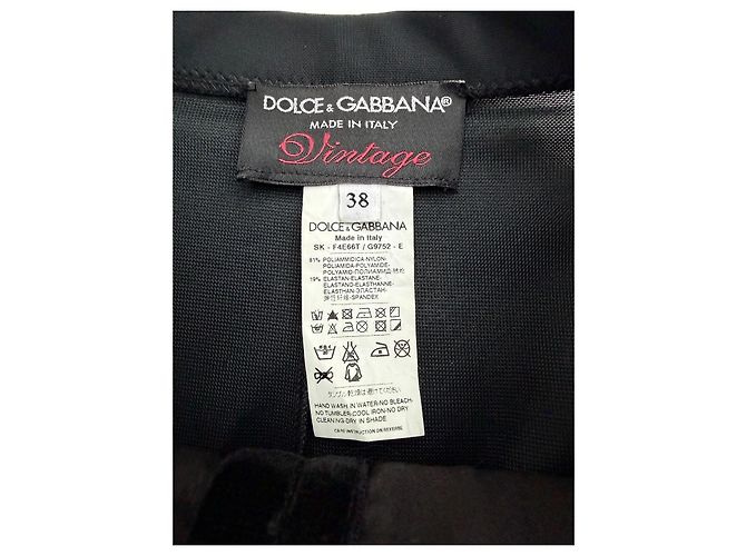 Minifalda Dolce & Gabbana Negra Estilo Corsé Negro - vista 8