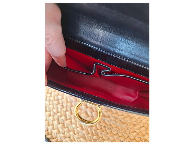 Céline Borsa a mano Celine in pelle liscia nera Nero - vista 14