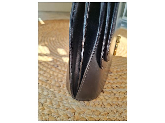Céline Borsa a mano Celine in pelle liscia nera Nero - vista 4