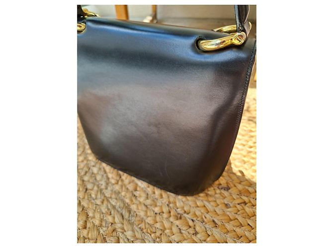 Céline Borsa a mano Celine in pelle liscia nera Nero - vista 8