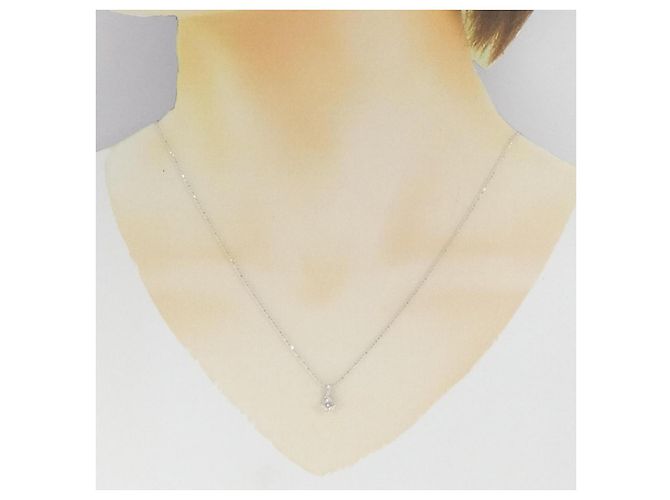 Autre Marque Collana di diamanti in oro bianco Au750 Argento - vista 6
