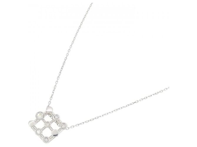 Autre Marque Collana in diamante in oro bianco Au750 Argento - vista 2