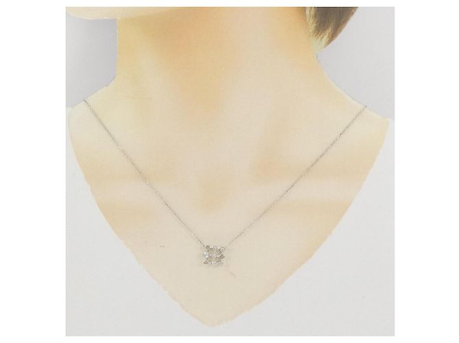 Autre Marque Collana in diamante in oro bianco Au750 Argento - vista 6