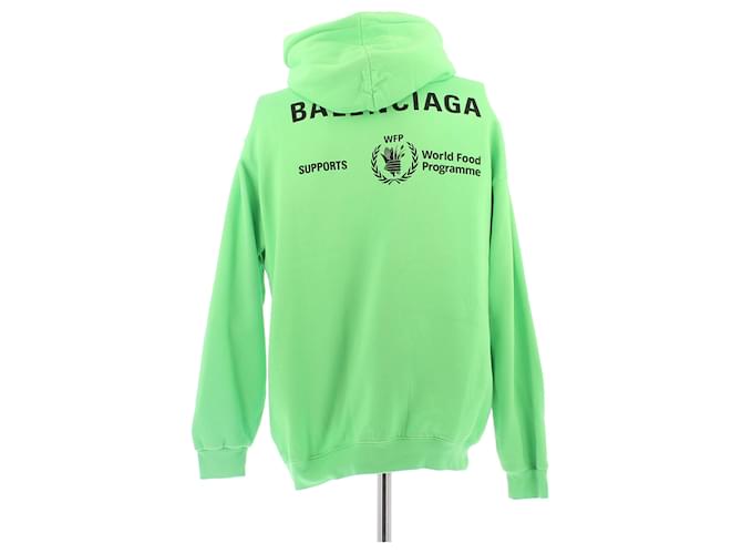Balenciaga Pullover aus Baumwolle grün - Ansicht 2