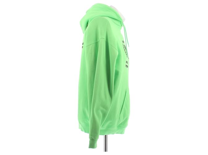 Balenciaga Pullover aus Baumwolle grün - Ansicht 3