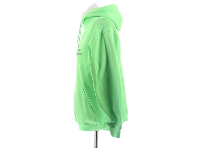 Balenciaga Pullover aus Baumwolle grün - Ansicht 4
