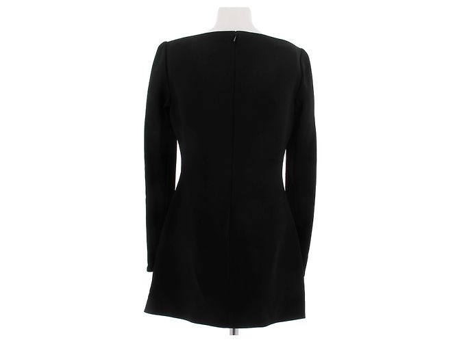 Courreges Schwarzes Viscose Kleid - Ansicht 2