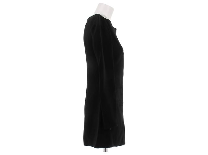 Courreges Schwarzes Viscose Kleid - Ansicht 3